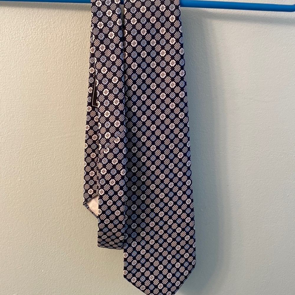 Vintage Christian Dior blue- grey tie